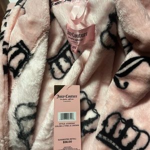 Juicy Couture Bath Robe With Hoodie
